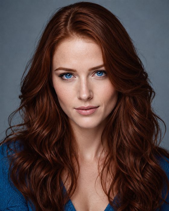Retrato de Amelia Rowan, personaje oficial de Quillzyra