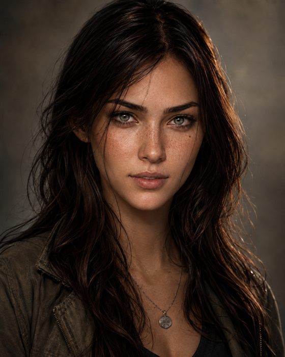 Retrato de Marina Serrano, personaje oficial de Quillzyra